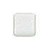 Pomax Vaisselle | Porcelino Square - Assiette Aperitif - Porcelaine - L 12 X W 12 X H 1,6 Cm - Blanc