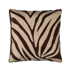 Pomax Coussins | Wildlife - Coussin - Coton / Lin - L 50 X W 50 Cm - Brun Fonce