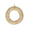 Pomax Accessoires | Eckoo - Sous-Plat - Raffia / Coton - Dia 19 Cm - Naturel