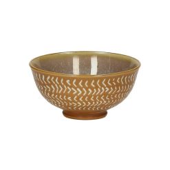 Pomax Vaisselle | Aritmo - Bol A Cereales - Porcelaine - Dia 12 X H 6 Cm - Beige