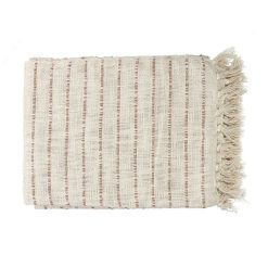 Pomax Plaids | Reveries - Plaid - Coton - L 170 X W 130 Cm - Peche