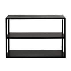 Pomax Etageres Murales | Eszential - Etagere - Metal - L 60 X W 30 X H 40 Cm - Noir