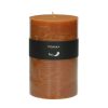 Pomax Bougies | Candle - Bougie - Cire De Paraffine - Dia 10 X H 15 Cm - Rouille