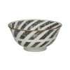 Pomax Vaisselle | Alto - Bol A Soupe - Porcelaine - Dia 15 X H 7 Cm - Noir/Blanc