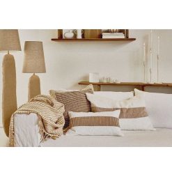 Pomax Coussins | Saint-Tropez - Coussin - Lin - L 65 X W 45 Cm - Rouille