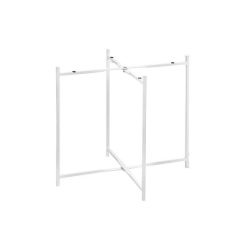 Pomax Concepts Modulaires | Flex - Pieds S - Metal - L 47 X W 47 X H 42 Cm - Blanc