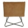 Pomax Canapes | Forrest - Chaise Relax - Polyester / Metal - L 66 X W 68 X H 77 Cm - Camel