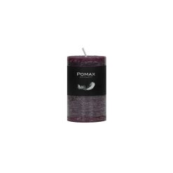 Pomax Bougies | Candle - Bougie - Cire De Paraffine - Dia 5 X H 8 Cm - Pourpre