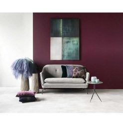 Pomax Fleurs | Plum'O - Plume Artificielle Degrade - Synthetique / Metal - H 106 Cm - Bleu