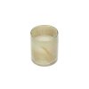 Pomax Bougies | Firenze - Bougie 1 Meche - Cire De Paraffine / Verre - Dia 8,5 X H 10 Cm - Beige