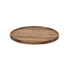 Pomax Plateaux | Manhattan - Plat - Bois D'Acacia - Dia 35 X H 1,8 Cm - Naturel