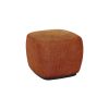 Pomax Poufs | Porterville - Pouf - Boucle - L 51 X W 51 X H 41 Cm - Rouille