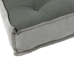 Pomax Coussins | Birgit - Set/2 Coussins Pour Canape 1 Place - Coton - L 85 X W 85 X H 20 Cm - Gris Clair