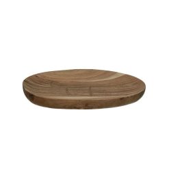 Pomax Accessoires | Damla - Dessous De Plat - Bois D'Acacia - L 34 X W 25 X H 2 Cm - Naturel