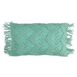 Pomax Coussins | Lisboa - Coussin - Coton - L 50 X W 30 Cm - Menthe