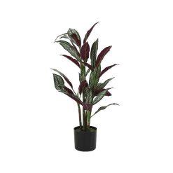 Pomax Plantes | Jungle Fever - Plante Artificielle En Pot - Synthetique - H 100 Cm - Vert