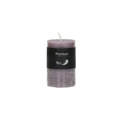 Pomax Bougies | Candle - Bougie - Cire De Paraffine - Dia 5 X H 8 Cm - Lavande