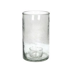 Pomax Photophores / T-Lights | Patti - Photophore - Verre - Dia 15 X H 25,5 Cm - Transparent