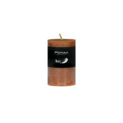 Pomax Bougies | Candle - Bougie - Cire De Paraffine - Dia 5 X H 8 Cm - Rouille