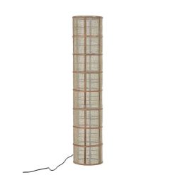 Pomax Lampadaires | Khong - Lampadaire - Bambou / Lin - Dia 25 X H 120 Cm - Naturel