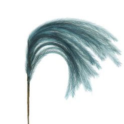 Pomax Fleurs | Plum'O - Plume Artificielle - Synthetique / Metal - H 106 Cm - Teal