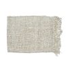 Pomax Plaids | Ayala - Plaid - Coton - L 150 X W 125 Cm - Blanc Casse