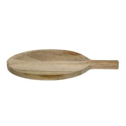 Pomax Accessoires | Kerf - Dessous De Plat - Bois De Manguier - - Dia 24,5 X H 1,5 Cm - Naturel