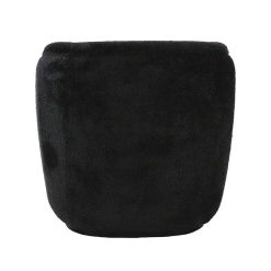 Pomax Canapes | Porterville - Canape 1 Place - Boucle / Contre-Plaque - L 74 X W 71,5 X H 72 Cm - Noir