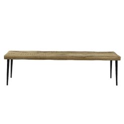 Pomax Bancs | Legno - Banc - Bois De Mangier / Metal - L 165 X W 36 X H 43 Cm