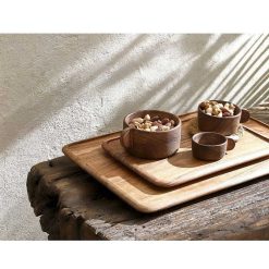 Pomax Plateaux | Ulrike - Plateau - Bois D'Acacia - L 50 X W 35 X H 1,5 Cm - Naturel