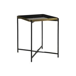 Pomax Concepts Modulaires | Flex - Plateau M - Email - Metal - L 40 X W 40 X H 2 Cm - Noir