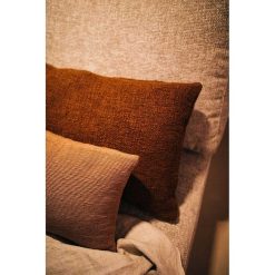 Pomax Coussins | Dimaro - Coussin - Coton / Polyester Recycle - L 60 X W 40 Cm - Brun