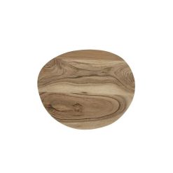 Pomax Accessoires | Damla - Dessous De Plat - Bois D'Acacia - L 25 X W 19 X H 2 Cm - Naturel