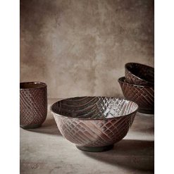 Pomax Vaisselle | Estro - Bol A Cereales - Porcelaine - Dia 12 X H 6 Cm - Bronze