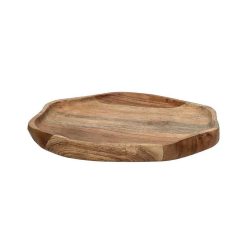 Pomax Plateaux | Savanna - Plat - Bois D'Acacia - L 29,5 X W 26,8 X 2,5 Cm - Naturel