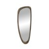 Pomax Miroirs | Vik - Miroir - Mdf / Placage De Pin - L 26 X W 4,5 X H 69 Cm - Taupe