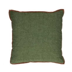 Pomax Coussins | Opposites - Coussin - Lin / Coton - L 45 X W 45 Cm - Vert