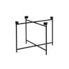 Pomax Concepts Modulaires | Palace - Pieds De Table Basse Pour Miroir Palace 35254-01 - Metal - L 40 X W 40 X H 40 Cm - Noir