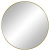 Pomax Miroirs | Palace - Miroir - Metal - Dia 110 X H 3 Cm - Or