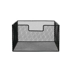 Pomax Concepts Modulaires | Eszential - Set/2 Paniers - Metal - L 31,5 X W 29,5 X H 17,5/27,5 Cm - Noir