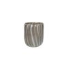 Pomax Photophores / T-Lights | Cannes - Vase/Photophore - Verre - Dia 9 X H 11 Cm - Gris