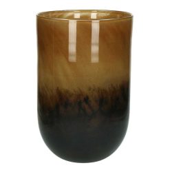 Pomax Vases | Hera - Vase/Photophore - Verre - Dia 24 X H 36,5 Cm - Brun