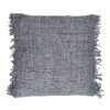 Pomax Coussins | Ayala - Coussin - Coton - L 45 X W 45 Cm - Gris Bleu