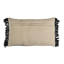 Pomax Coussins | Fuse - Coussin - Coton - L 50 X W 30 Cm - Noir