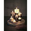 Pomax Bougies | Candle - Bougie - Cire De Paraffine - Dia 7 X H 10 Cm - Noir