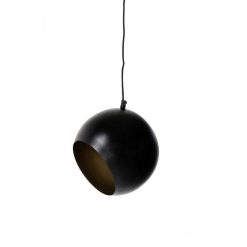 Pomax Suspensions | Depot - Lampe Suspendue - Metal - Dia 24 Cm - Noir