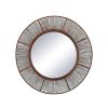 Pomax Miroirs | Lara - Miroir - Metal - Dia 60 Cm - Rouille