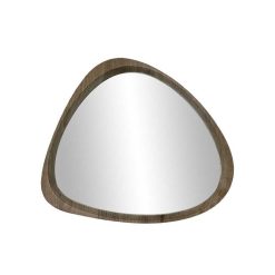 Pomax Miroirs | Vik - Miroir - Mdf / Placage De Pin - L 50 X W 4,5 X H 43 Cm - Taupe