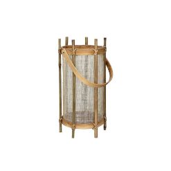 Pomax Lanternes | Kasai - Set/3 Lanternes - Bambou / Lin - Dia 13/18,5/30,5 X H 24/36,5/50,5 Cm - Naturel