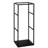 Pomax Etageres Murales | Eszential - Etagere - Metal - L 34,5 X W 30 X H 80 Cm - Noir